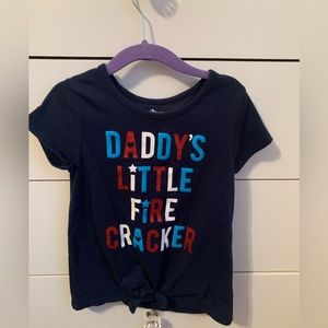 Fourth of July 🇺🇸 girls tee size 5t